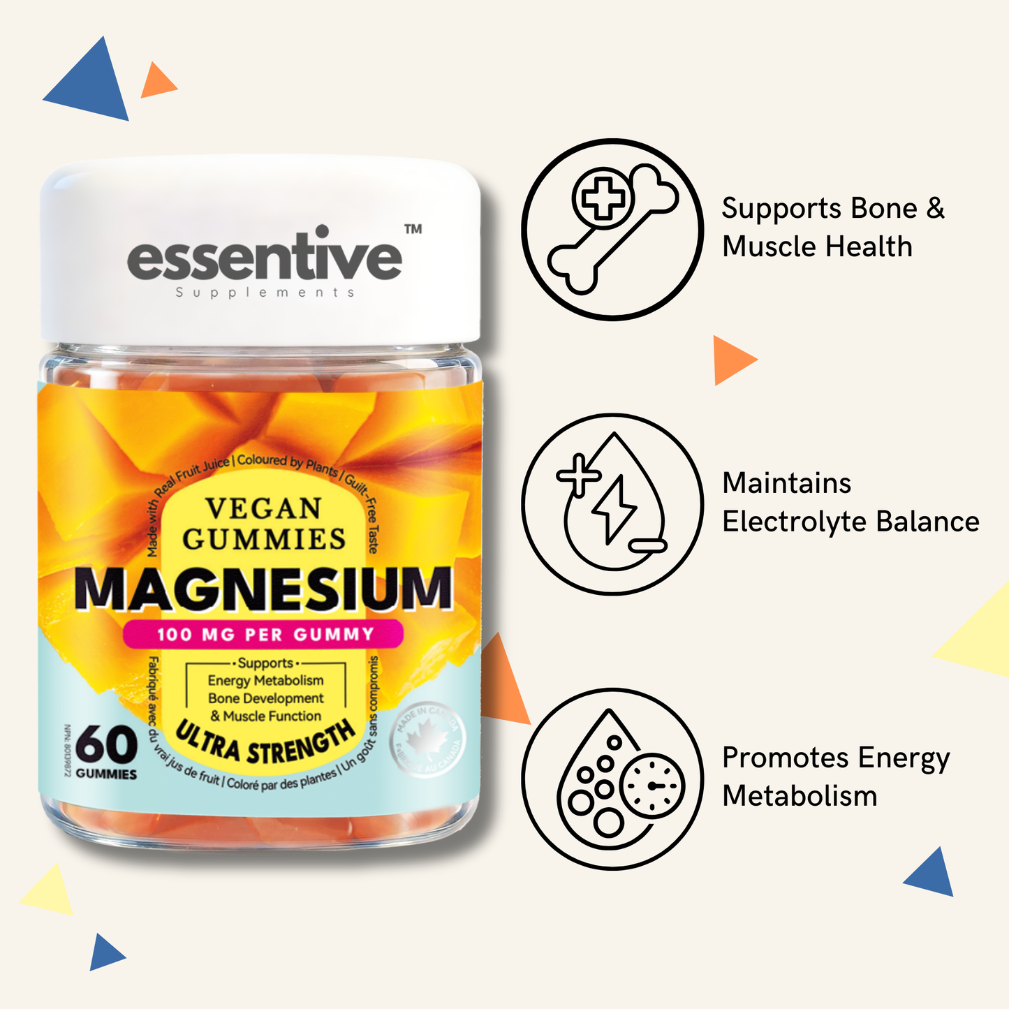 Sunkissed Mango Magnesium Gummy -  Limited Edition